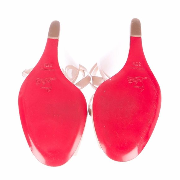 Christian Louboutin Patent Leather Leather Wedge - Picture 2 of 9